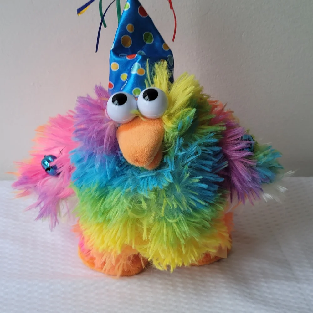 Colorful Dancing Plush Bird Toy